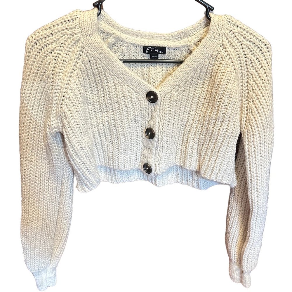Girl's Cropped Sweater/Cardigan Size 7/8